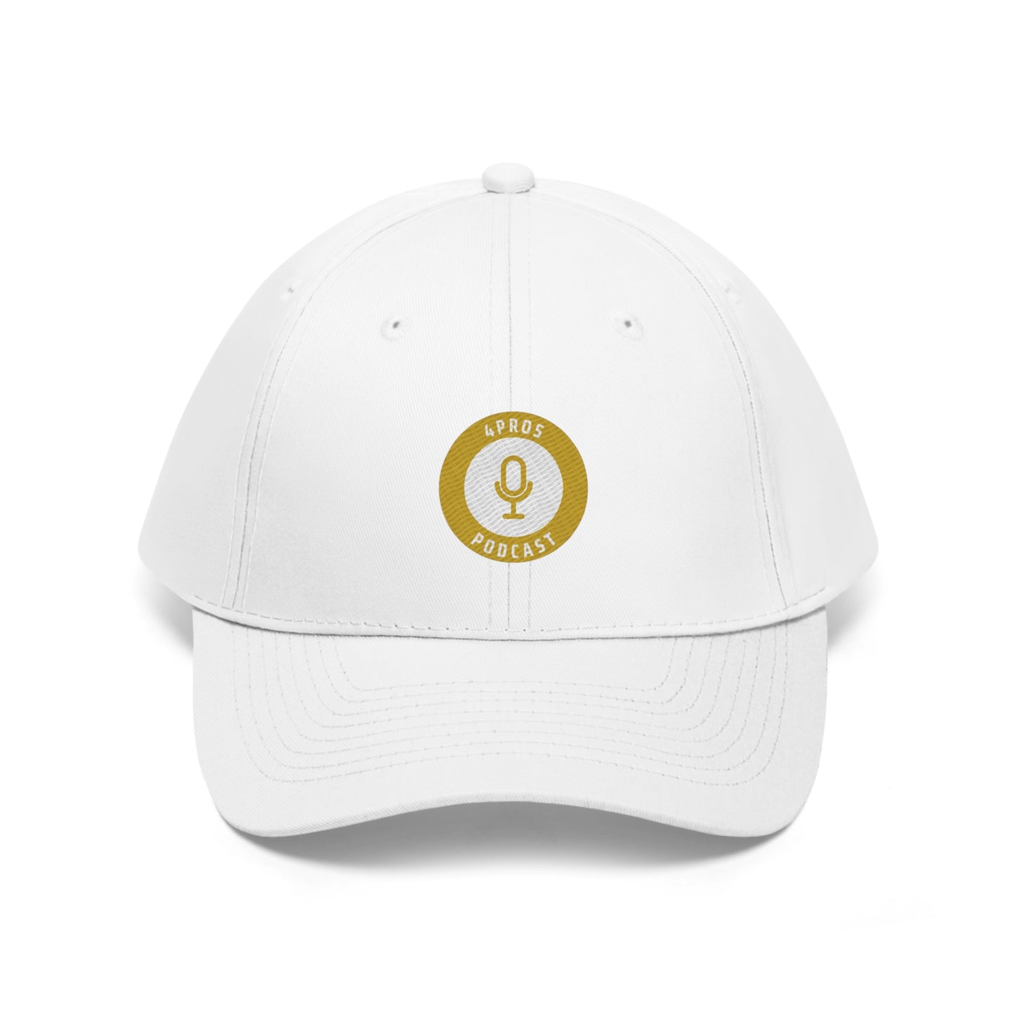 4Pros Podcast Hat - White