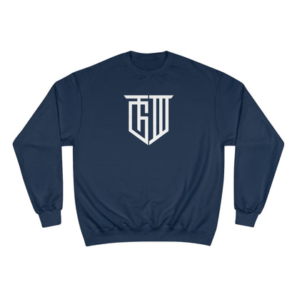 TGIII White Logo Champion Sweatshirt