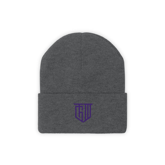 TGIII Purple Logo Beanie