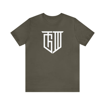 TGIII White Logo Tee