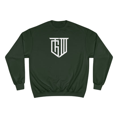 TGIII White Logo Champion Sweatshirt