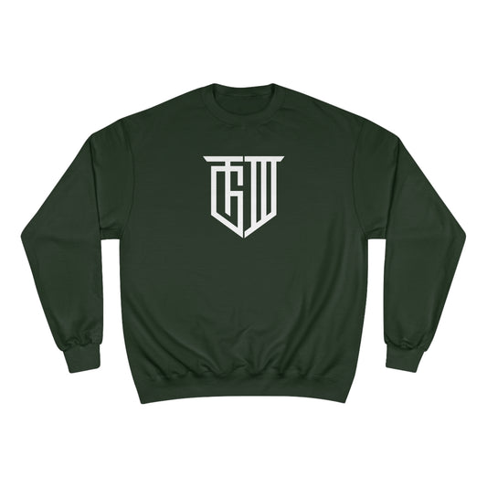 TGIII White Logo Champion Sweatshirt