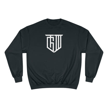 TGIII White Logo Champion Sweatshirt