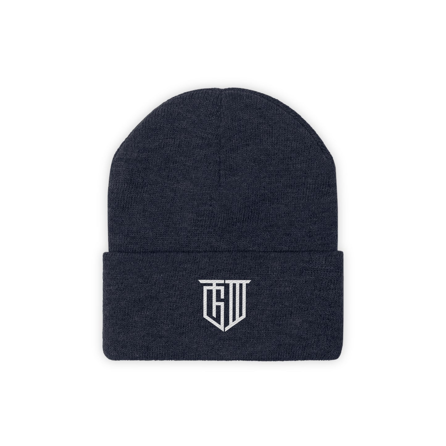TGIII White Logo Beanie