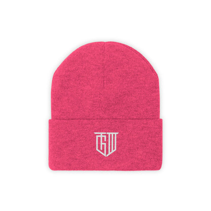 TGIII White Logo Beanie