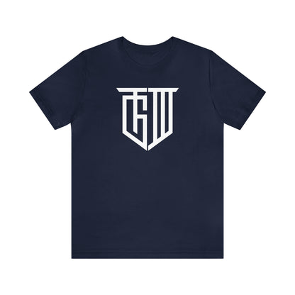 TGIII White Logo Tee